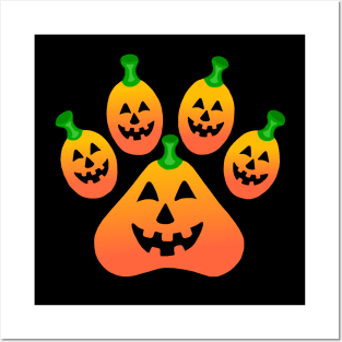 Halloween Paw-O-Lantern Posters and Art